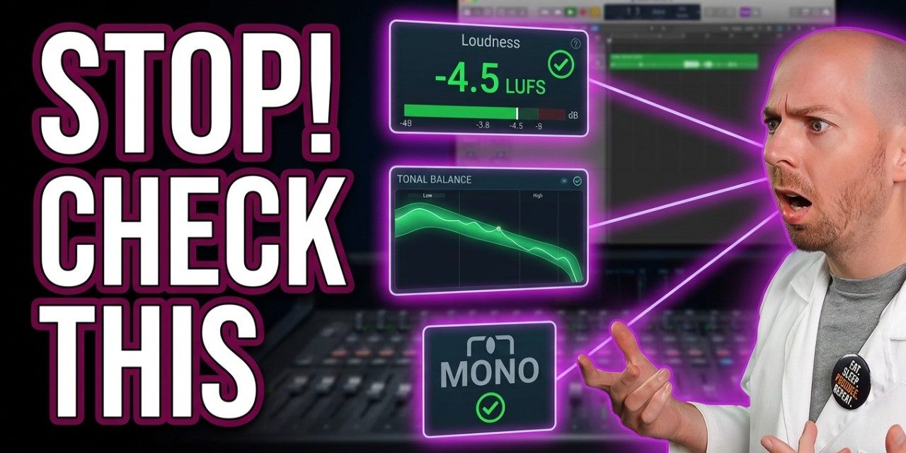 Music Mixing Checklist PROS Use Before EVERY Release