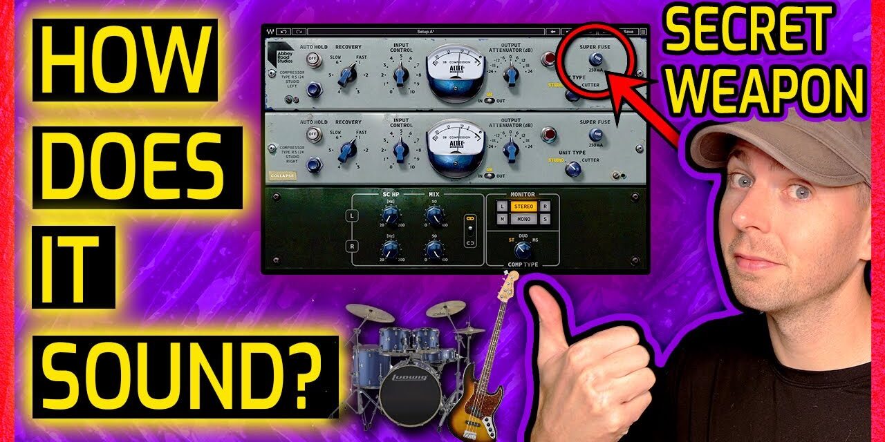 Waves Abbey Road RS124 Plugin Review | Best Compressor For Drums?