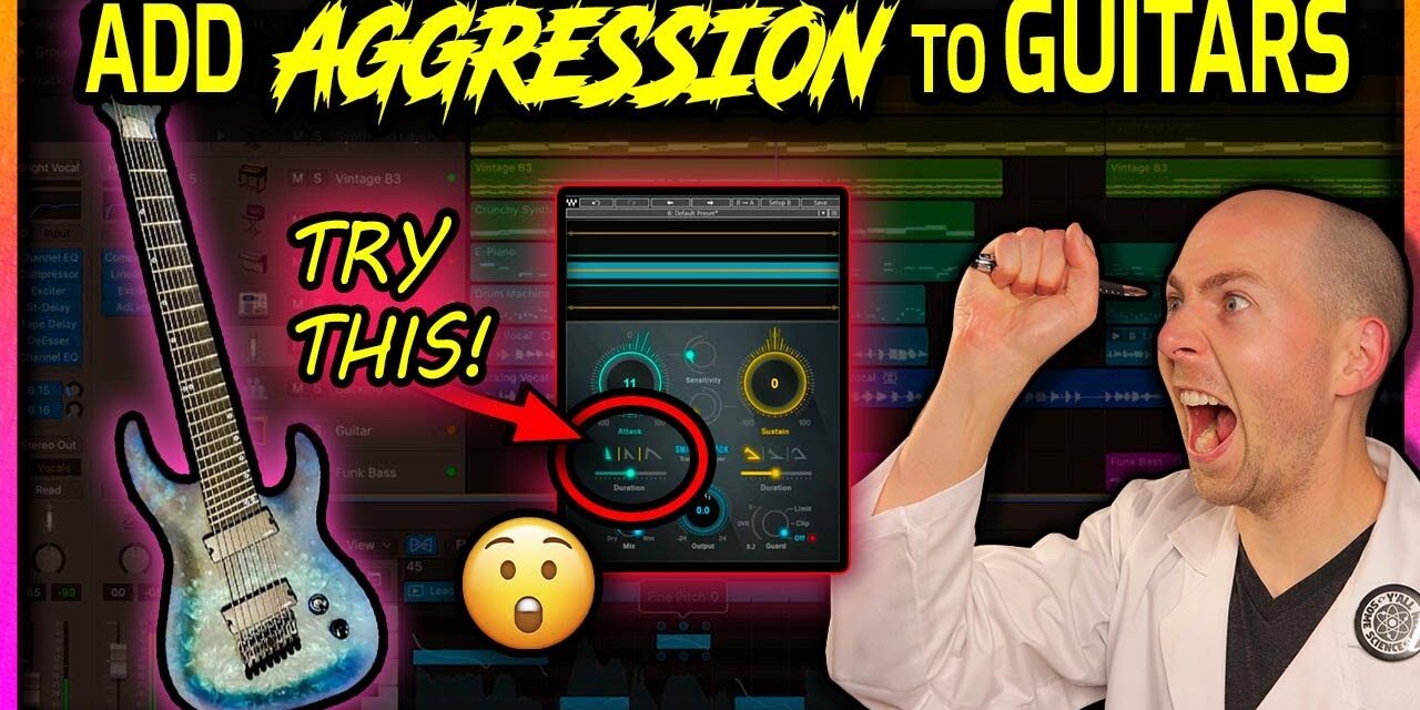 How to Add AGGRESSION to Distorted Guitars and Amp Sims