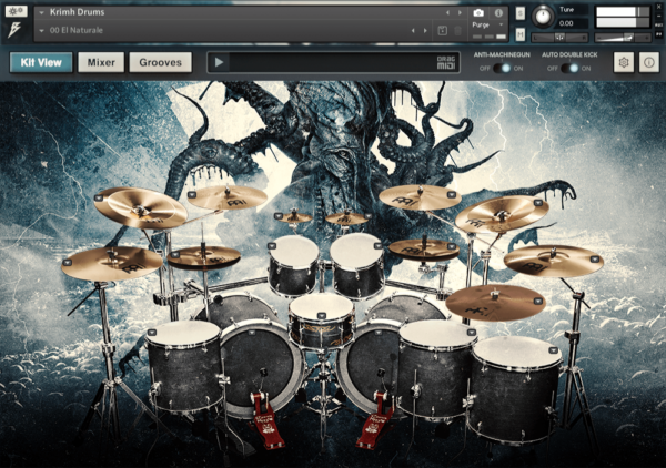 Bogren Digital - Krimh Drums Plugin - User interface
